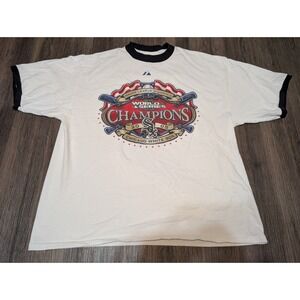 Vintage‎ Chicago White Sox 2005 World Series Champions T-Shirt Mens XL